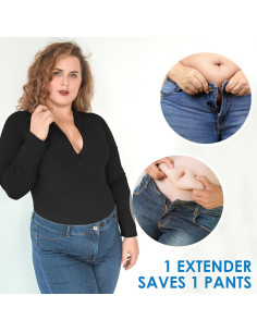 Extensores de Cintura para Pantalones Mabor 6 Pcs Ajustables 2