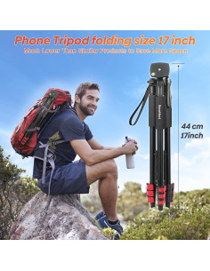 Trípode para teléfono NovoNost KT65 con control remoto 165 cm 2