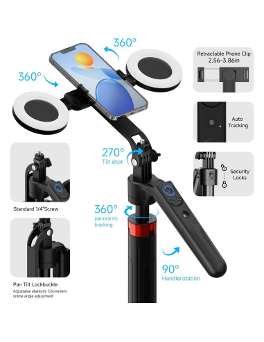 Trípode Automático de Seguimiento Facial SENWOW para iPhone 180cm