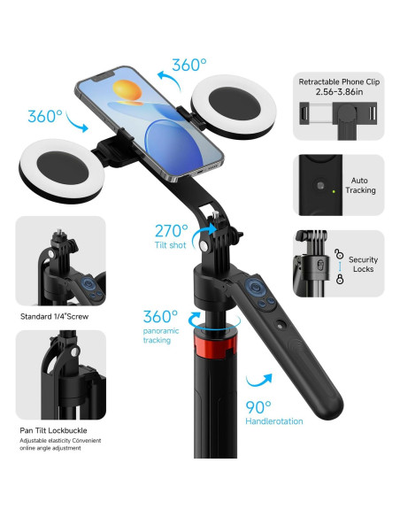 Trípode Automático de Seguimiento Facial SENWOW para iPhone 180cm