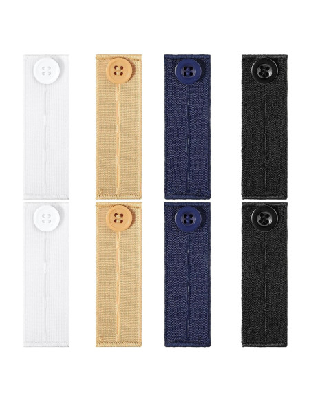 Extensores de Cintura Elásticos 8 Pcs Salbsever para Pantalones