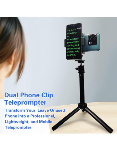 Teleprompter Neewer para iPhone y Android, 50.8 cm