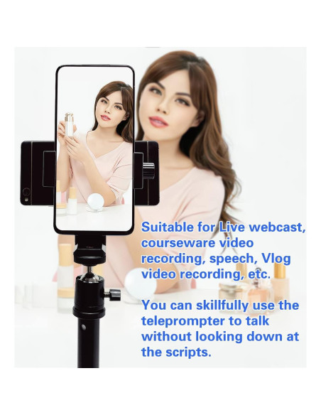 Teleprompter Neewer para iPhone y Android, 50.8 cm