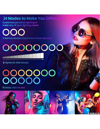 Anillo de Luz LED 30.5cm Tripode Ajustable TripodTree