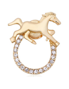 Broche Magnético SENFAI Caballo de la Suerte Soporte para Gafas