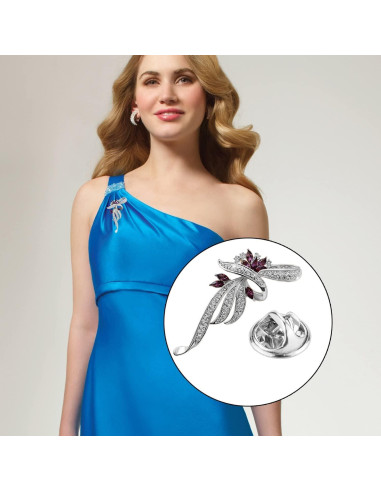 Pines de Corbata JANYUN 120 Piezas Plateados 8mm x 4mm