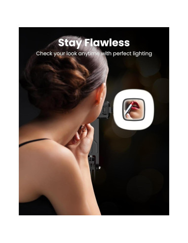 Trípode para Teléfono Selfie LINBER S30 con Luz y Control Remoto