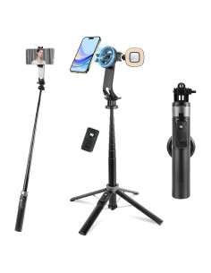 Trípode Magnético WOVTE 134 cm con 2 Luces LED y Control Remoto