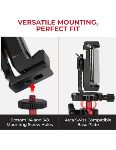 Trípode para Teléfono Móvil Reflex Camera CM-TE201 360