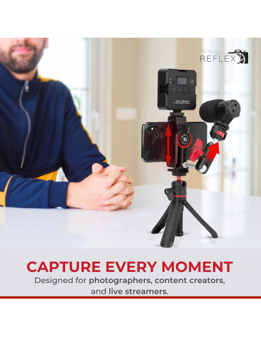 Trípode para Teléfono Móvil Reflex Camera CM-TE201 360