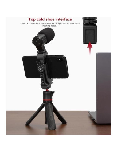 Trípode para Teléfono Móvil Reflex Camera CM-TE201 360