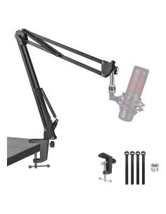 Brazo de Tijera Ajustable HyperX QuadCast para Micrófono