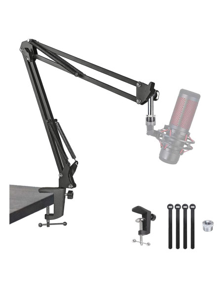 Brazo de Tijera Ajustable HyperX QuadCast para Micrófono