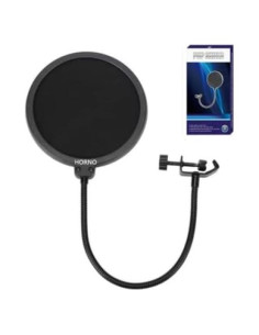 Filtro de Pop Profesional con Soporte Flexible para Micrófono