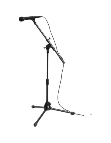 Soporte de micrófono trípode On-Stage MS7411B negro
