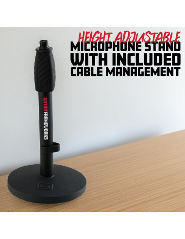 Soporte de Micrófono de Escritorio Gator Frameworks GFW-MIC-0601