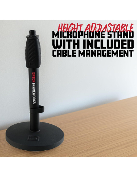 Soporte de Micrófono de Escritorio Gator Frameworks GFW-MIC-0601