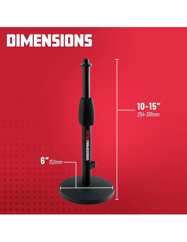 Soporte de Micrófono de Escritorio Gator Frameworks GFW-MIC-0601