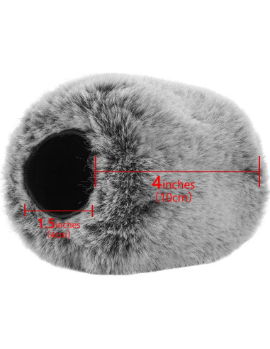 Funda de Piel de Peluche Geekria para Micrófono Elgato Wave 1/3 - 2 Paquete