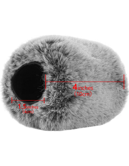 Funda de Piel de Peluche Geekria para Micrófono Elgato Wave 1/3 - 2 Paquete
