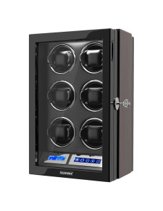 DUKWIN Winder para 6 Relojes Automáticos con Control Remoto