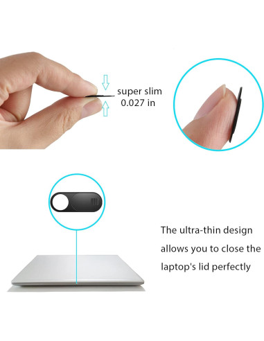Cubierta de Cámara ZUCUCUC para Laptop y Smartphone - 12 Pcs