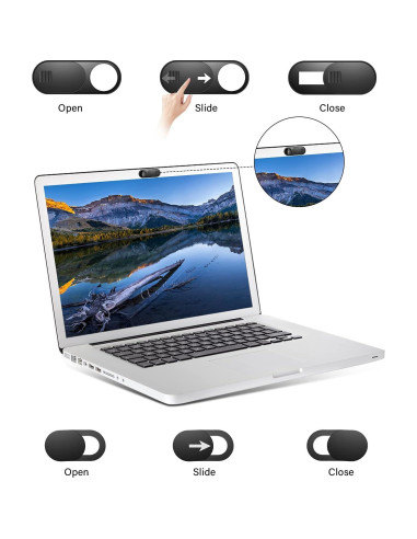 Cubierta de Cámara ZUCUCUC para Laptop y Smartphone - 12 Pcs