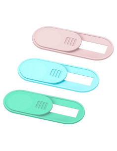 Cubierta de Webcam Deslizante HKDGYHON 3 Colores Protección Privacidad