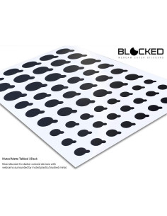 Cubre Webcam MyCamShield 57 Etiquetas Vinilo Negro Reutilizables 2