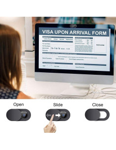 Cubierta Deslizante de Webcam Natipo - Paquete de 3 Unidades 2