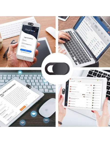 Cubierta Deslizante de Webcam Natipo - Paquete de 3 Unidades