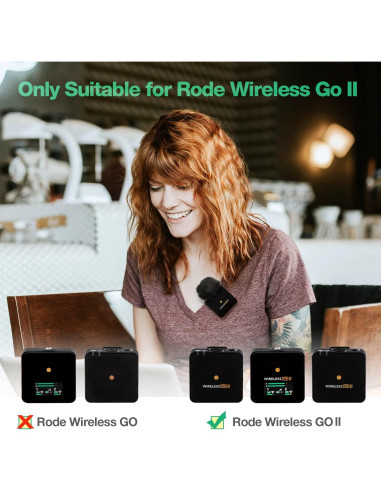 Filtro Pop para Micrófono Rode Wireless Go 2 - 2 Piezas