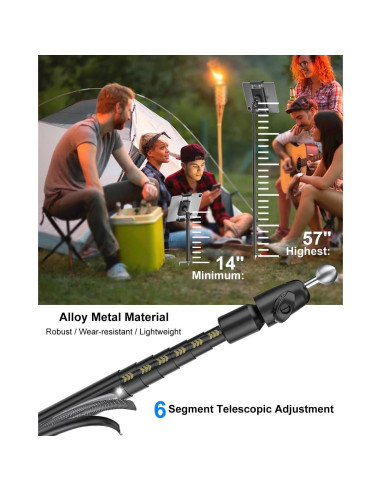 Trípode para Tablet Kolasels Monopod 0.68 kg Ajustable 6 Segmentos