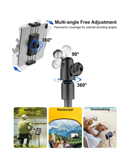 Trípode para Tablet Kolasels Monopod 0.68 kg Ajustable 6 Segmentos