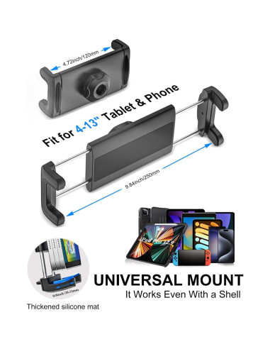 Trípode para Tablet Kolasels Monopod 0.68 kg Ajustable 6 Segmentos