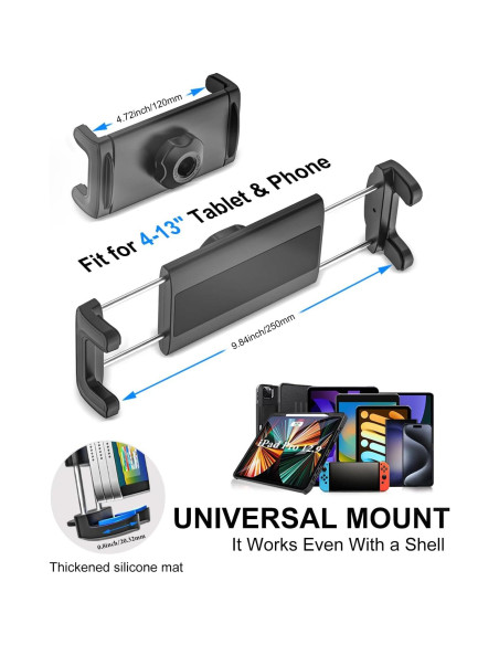 Trípode para Tablet Kolasels Monopod 0.68 kg Ajustable 6 Segmentos
