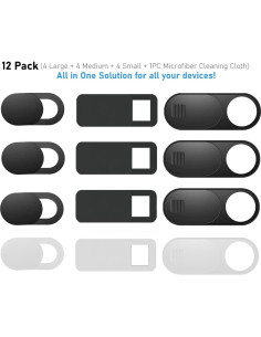 Cubierta de Webcam JOS 12 Piezas Ultra Fina para Laptop y Móvil 2