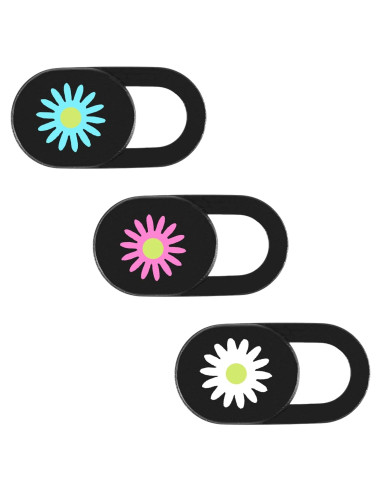 3 Piezas Deslizador de Cubierta de Cámara Piriuuo Flores