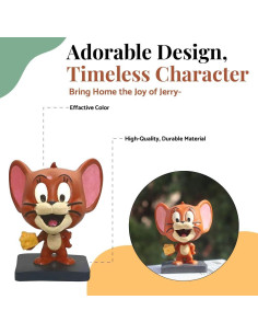 Figura de Jerry Mouse 7 cm - Poliresina Pintada a Mano 2