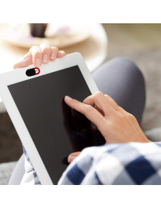 Cubierta Deslizante para Webcam Mobestech Roja 1.8cm 2