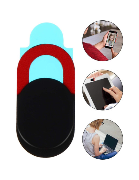 Cubierta Deslizante para Webcam Mobestech Roja 1.8cm