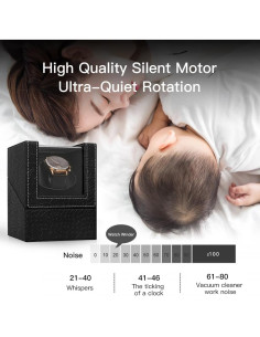 Enrollador de Reloj Automático LINGFANSTORE Cuero Premium 2