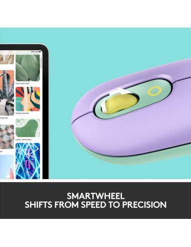Logitech POP Mouse Inalámbrico Bluetooth - Menta de Sueño