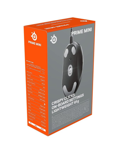 Ratón Gaming SteelSeries Prime Mini 61g - 5 Botones RGB