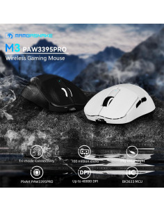 Ratón Inalámbrico para Juegos MAMBASNAKE M3, 40K DPI, 39g 2
