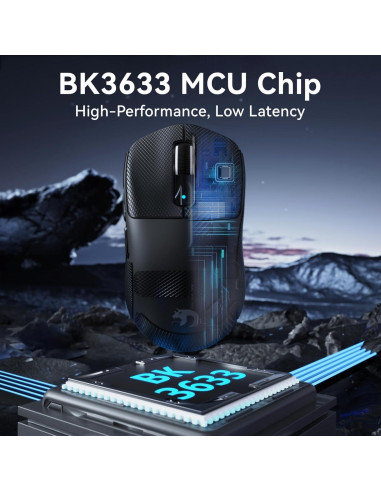 Ratón Inalámbrico para Juegos MAMBASNAKE M3, 40K DPI, 39g