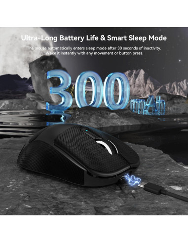 Ratón Inalámbrico para Juegos MAMBASNAKE M3, 40K DPI, 39g