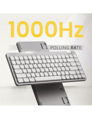 Teclado Mecánico Inalámbrico Lofree Flow Lite 84 Teclas Blanco