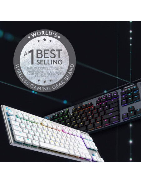 Teclado Mecánico Inalámbrico Logitech G915 TKL RGB Negro