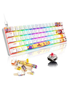 Teclado Mecánico Gaming FELICON 68 Teclas RGB Ergonómico